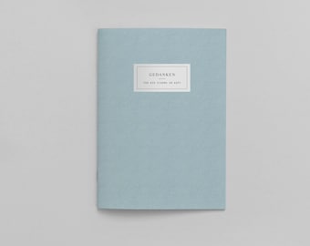 Notebook A5 Lined, Dotted Light Blue — environmentally friendly