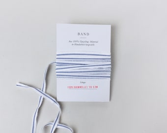 True vintage cotton ribbon | eco-friendly, torn edge