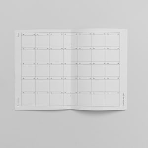 Monatsplaner 2026 — umweltfreundlich, A5, Cover 300g Bild 8