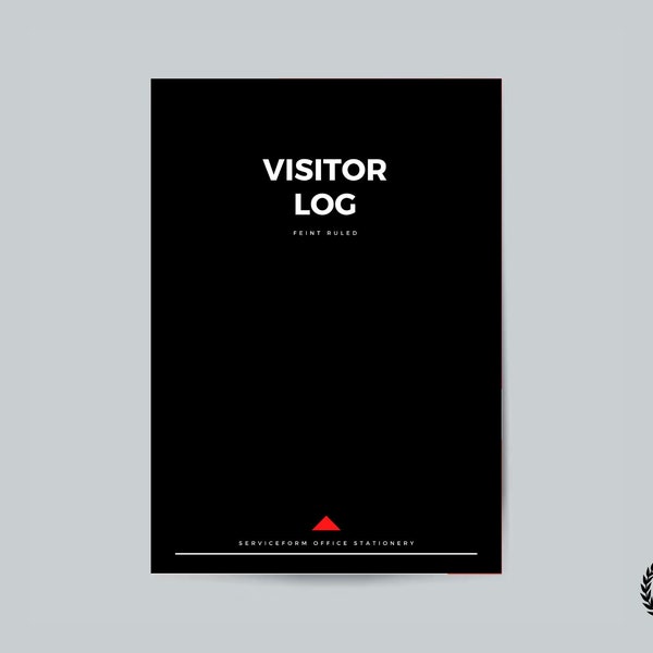 Visitor Log Plus Interiors with YOUR COMPANY DETAILS Planner Front Cover Aesthetic Page, Chic Wallpaper custom made