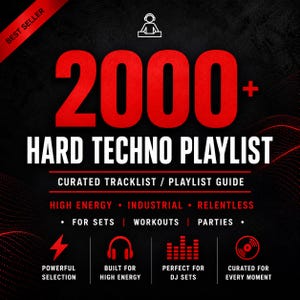 Afspeellijst harde techno (2000 nummers) – High Energy Industrial DJ Crate