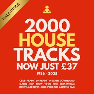 Best Seller | Old Skool to Ibiza 2025 – DJ-Ready House MP3 Collection | 2000+ Tracks | Digital Download