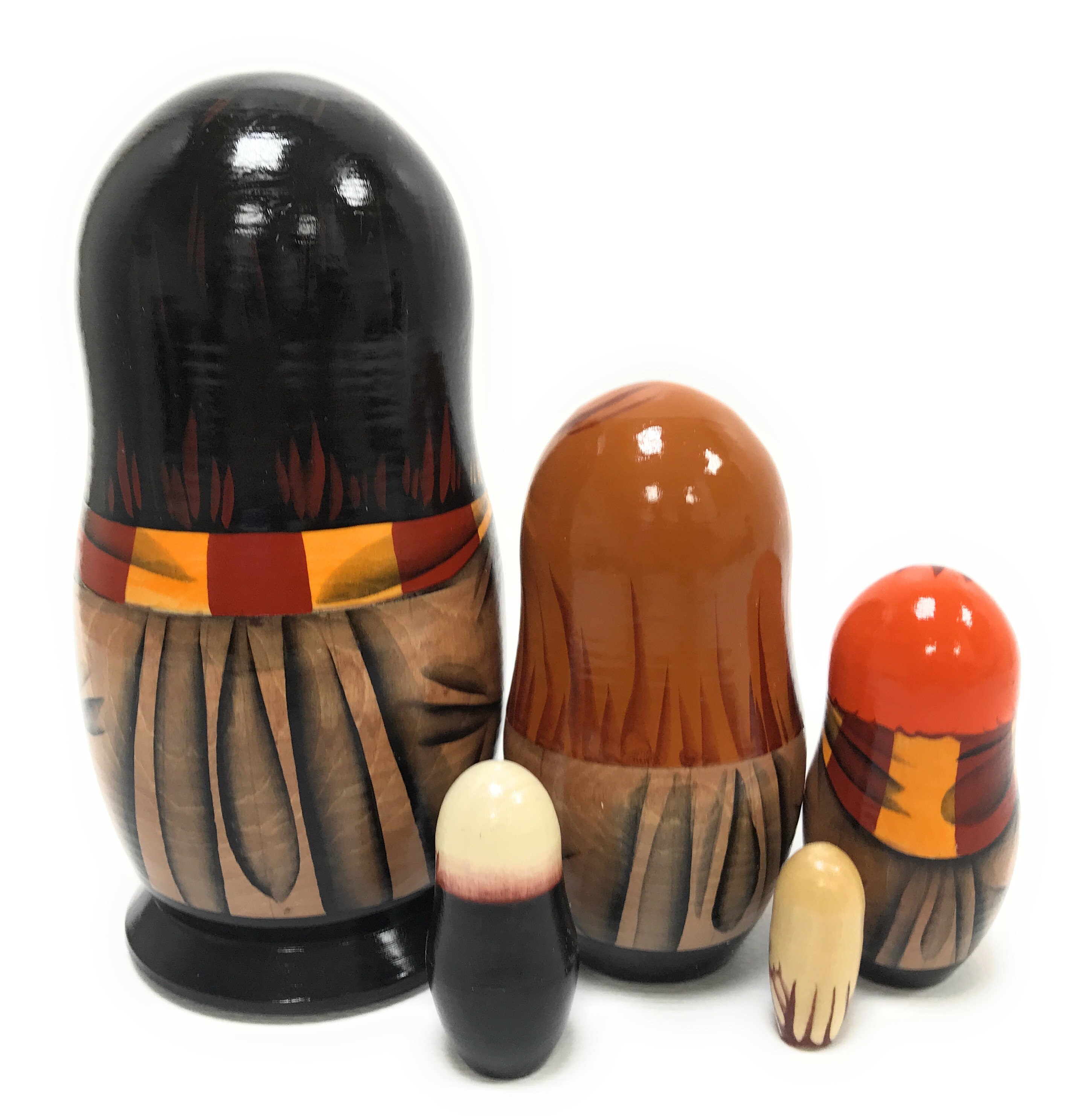Exclusive Russian nesting dolls 5 pieces author's Etsy