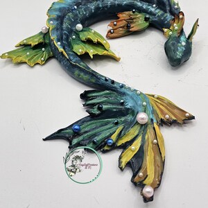 One of a kind Sleeping Dragon figurine