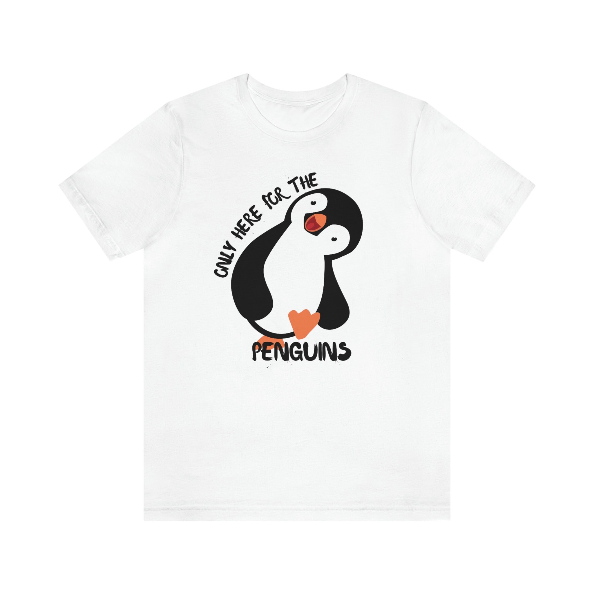 Only Here for the Penguins Short Sleeve Tee - Zoo T-shirt