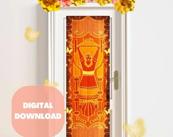 ENCANTO Magic Door Poster DESCARGA DIGITAL - Encanto Birthday - Luisa Door