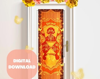 ENCANTO Magic Door Poster DESCARGA DIGITAL - Encanto Birthday - Bruno Door