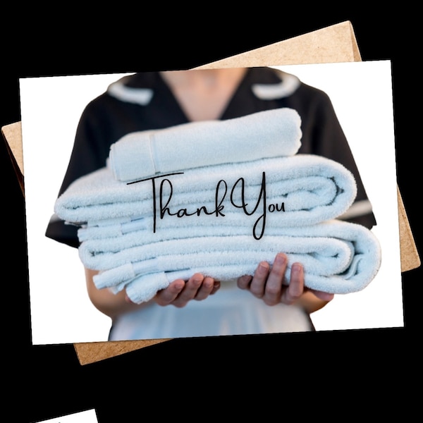 Housekeeping Thank You Etsy