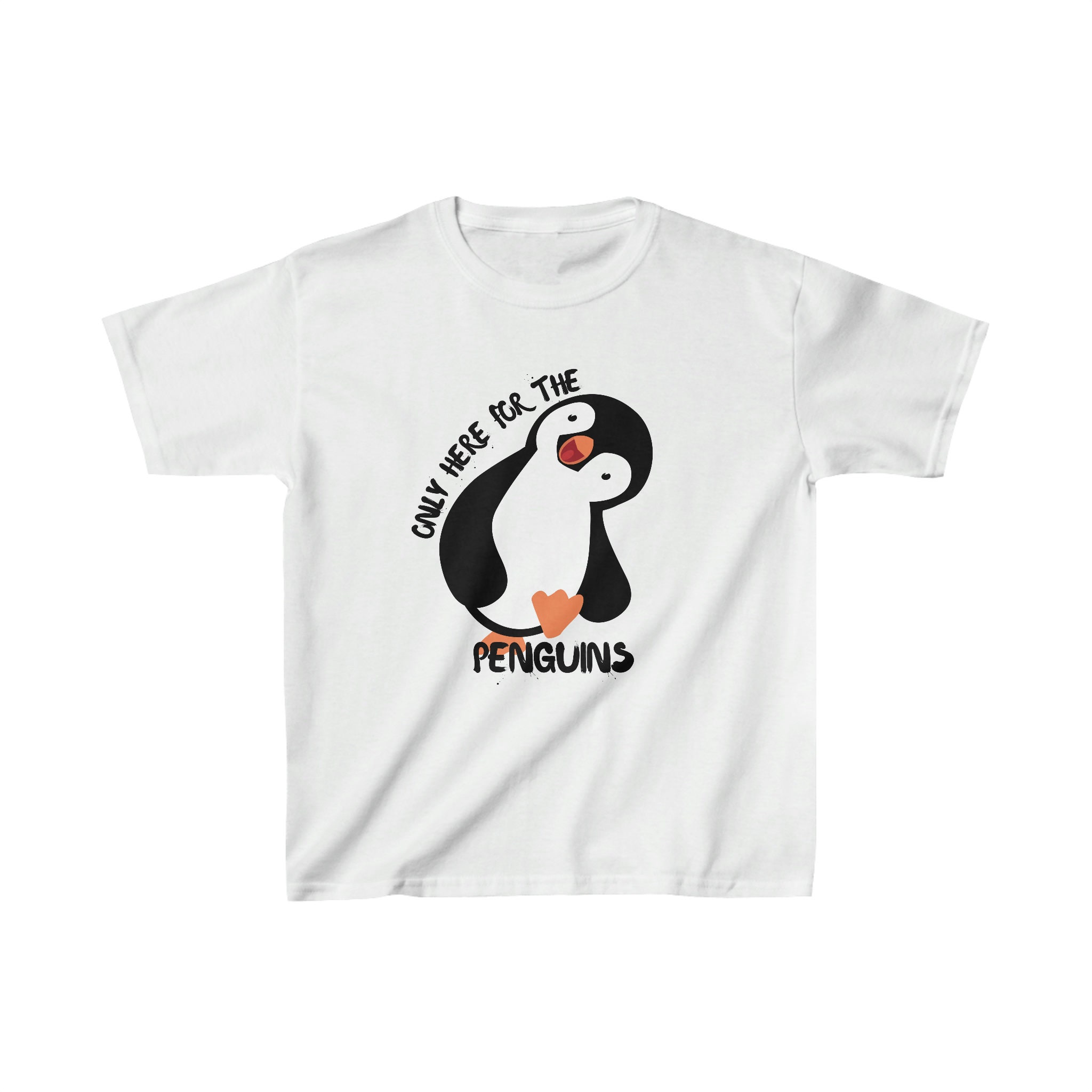 Only Here for the Penguins Kids T-shirt - Zoo Shirt - Etsy