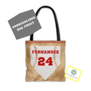 Personalisierte Baseball Tote Bag - BaseballTasche - Sporttasche