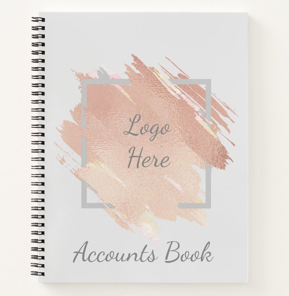 Accounts Book Branded Stationery Stationery Accounts Etsy