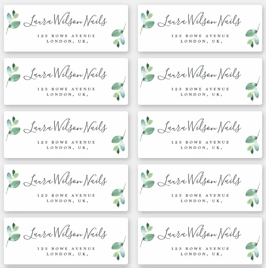 Address Label Stickers Stickers Return stickers | Etsy