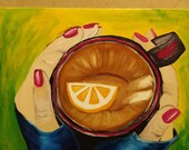 Tea with lemon