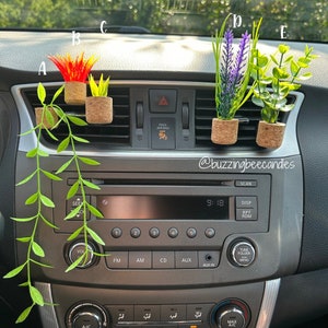 Plant Vent Clips | Car Air Freshener | Succulent Vent Clip | Car Accessories | Car Oil Diffuser | Boho Car Accessories | Car Oil Diffuser