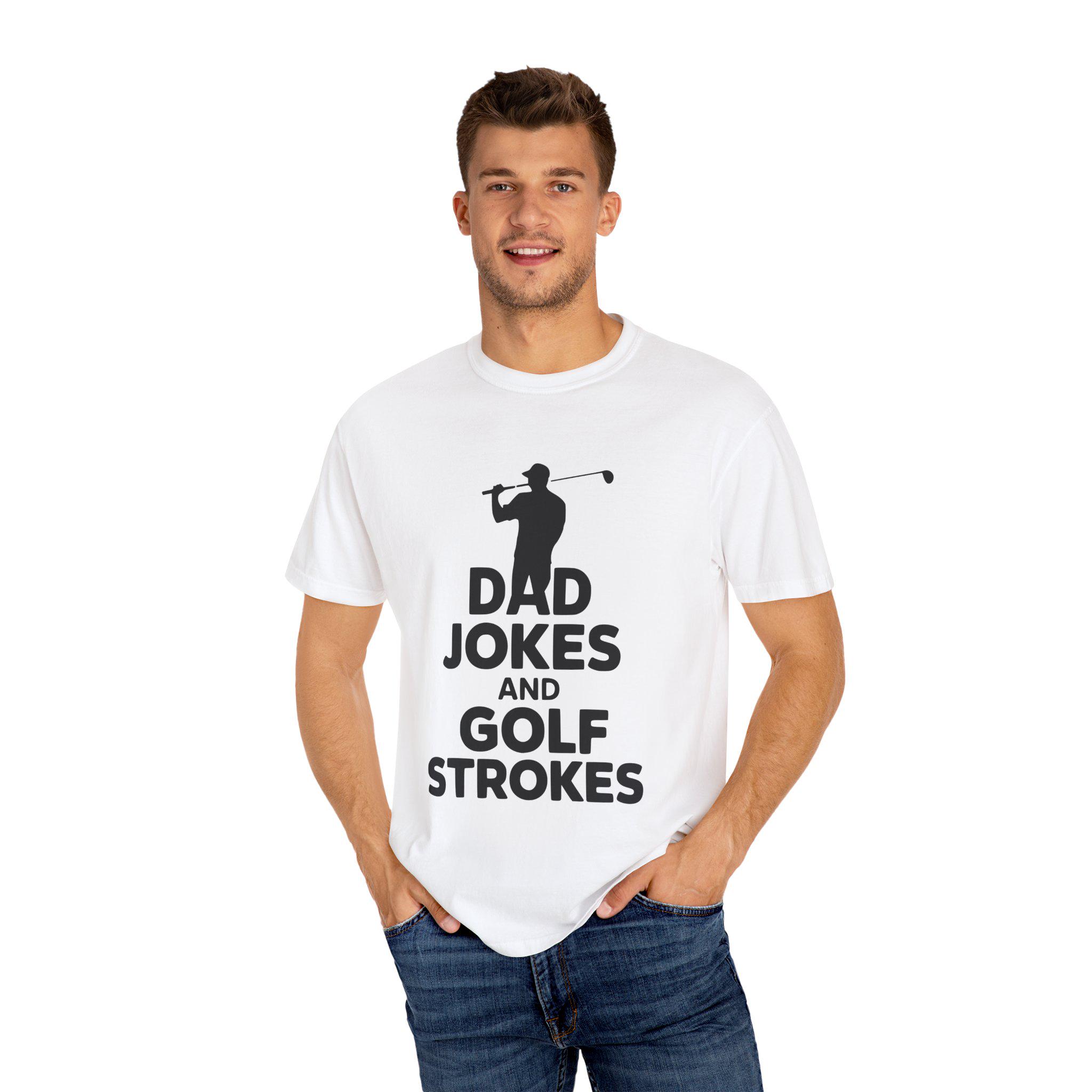 Dad Jokes Golf Strokes SVG PNG | Funny Golf Dad Shirt Design | Vector ...