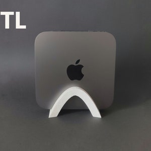 Vertical stand for Mac Mini, Mac Mini stand, .stl file for 3D printing