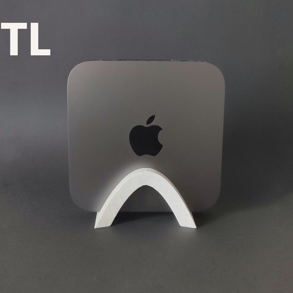 Vertical stand for Mac Mini, Mac Mini stand, .stl file for 3D printing