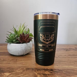 Bandit Trans am Firebird Tumbler rose gold