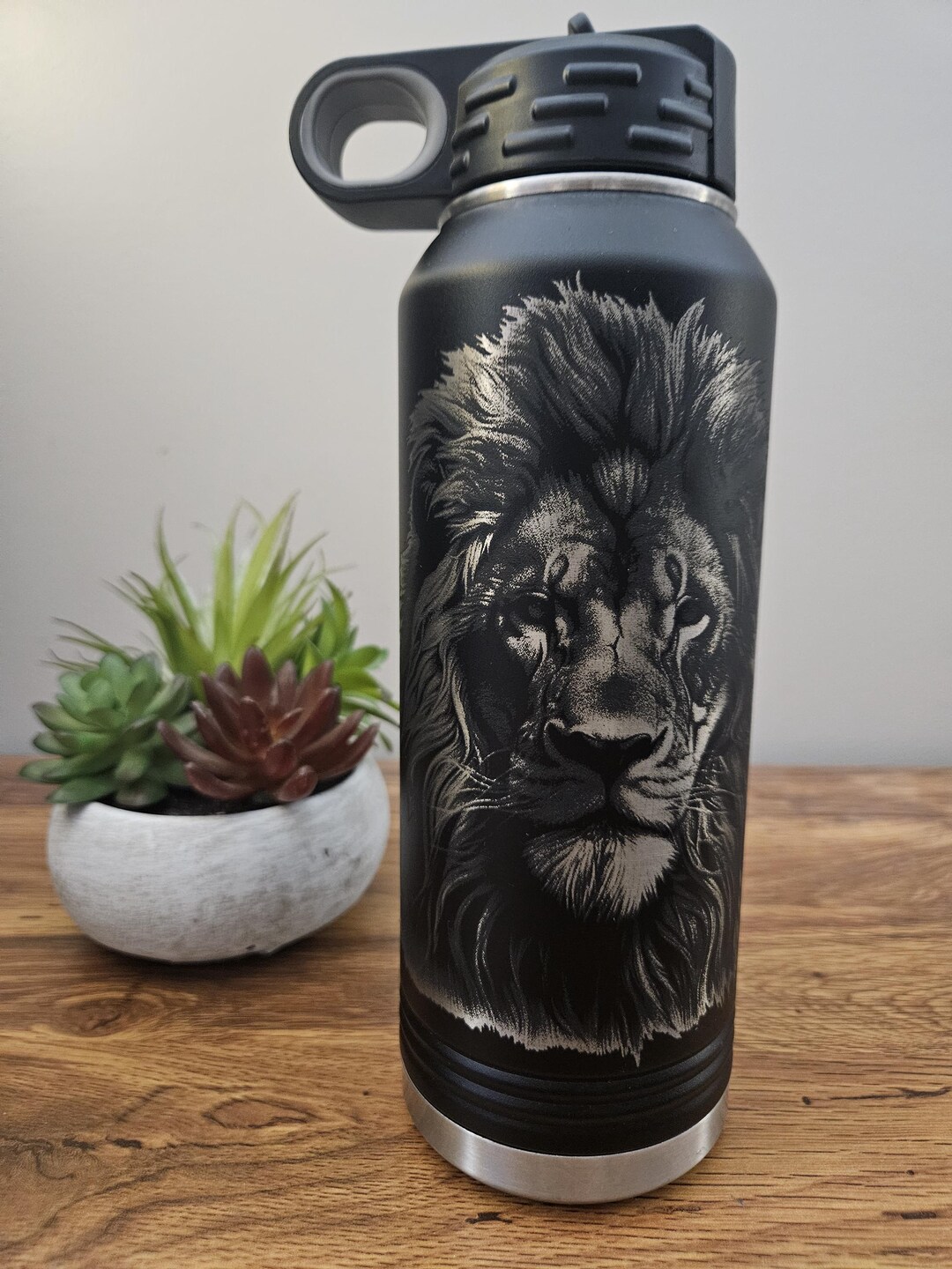 Lion Engraved Polar Camel Stainless Steel Tumbler - Etsy