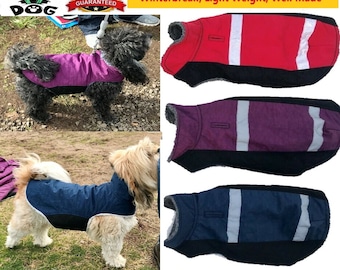 Luxury Dog Coat Jacket jumper Sherp/wool Waterproof Winter all sizes