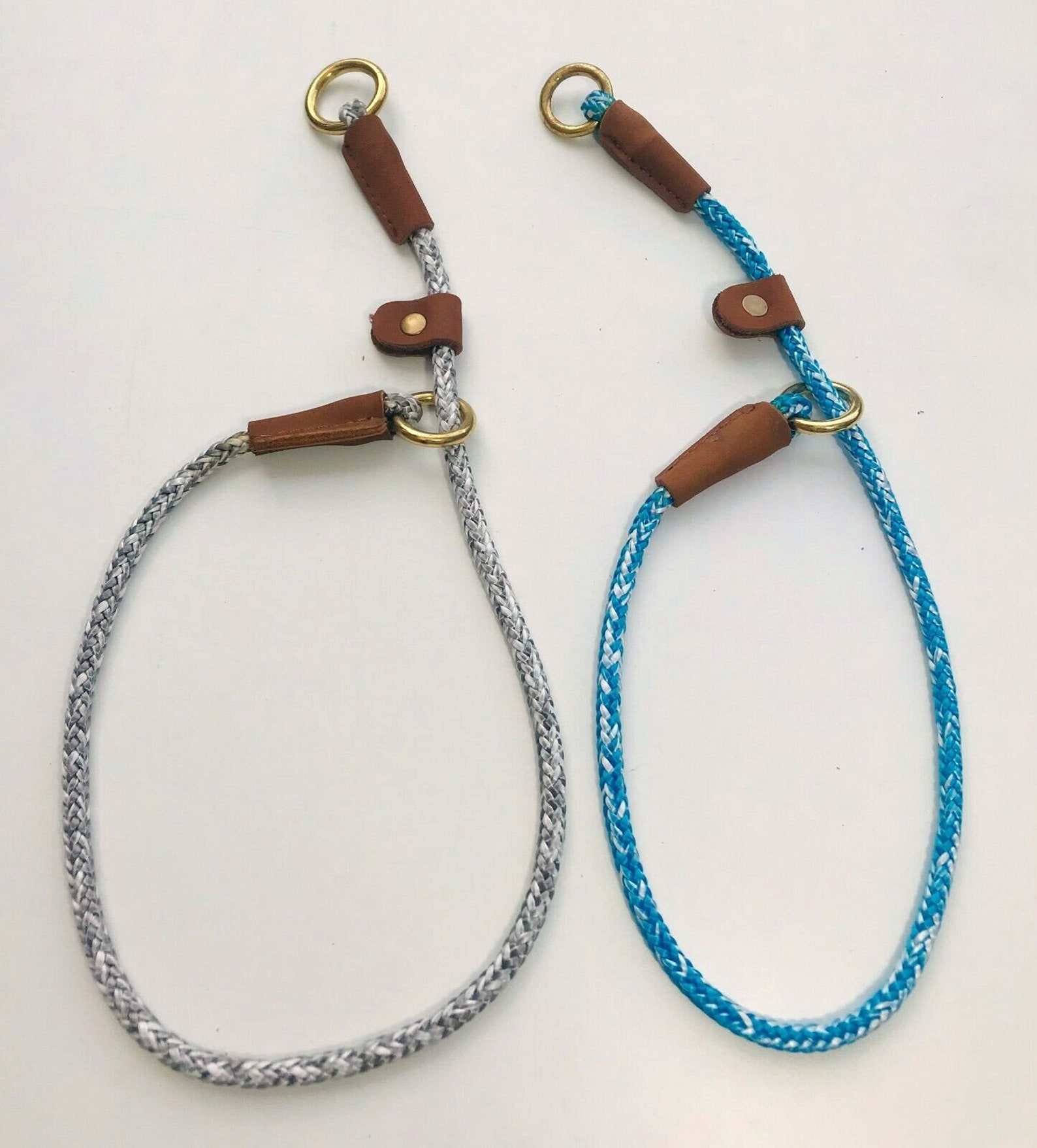 Dog SHOW Slip Collar Lead LeashTraining Collars Soft Rope Etsy