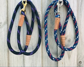 Premium Quality Dog Lead Leash Round Solid Rope Collar Harness AUSTRALIAN HANDMADE