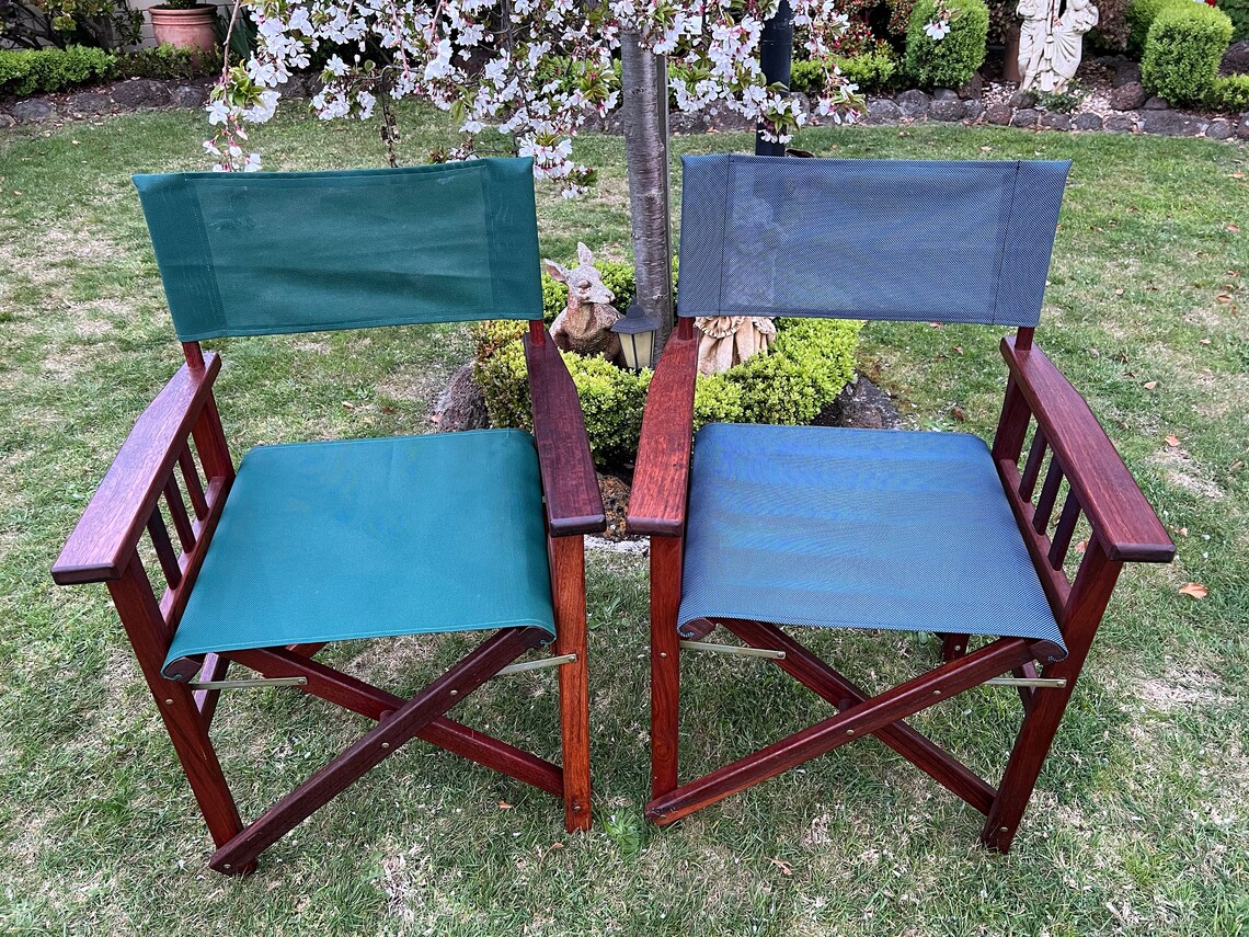 Heavy Duty Mesh Outdoor Director Chair Replacement Covers Etsy Australia