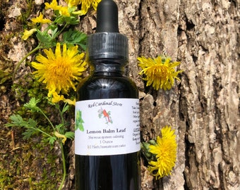 Lemon Balm Leaf Tincture Herb Extract Double Extraction