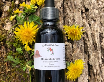 Reishi Mushroom Tincture Herb Extract Double Extraction