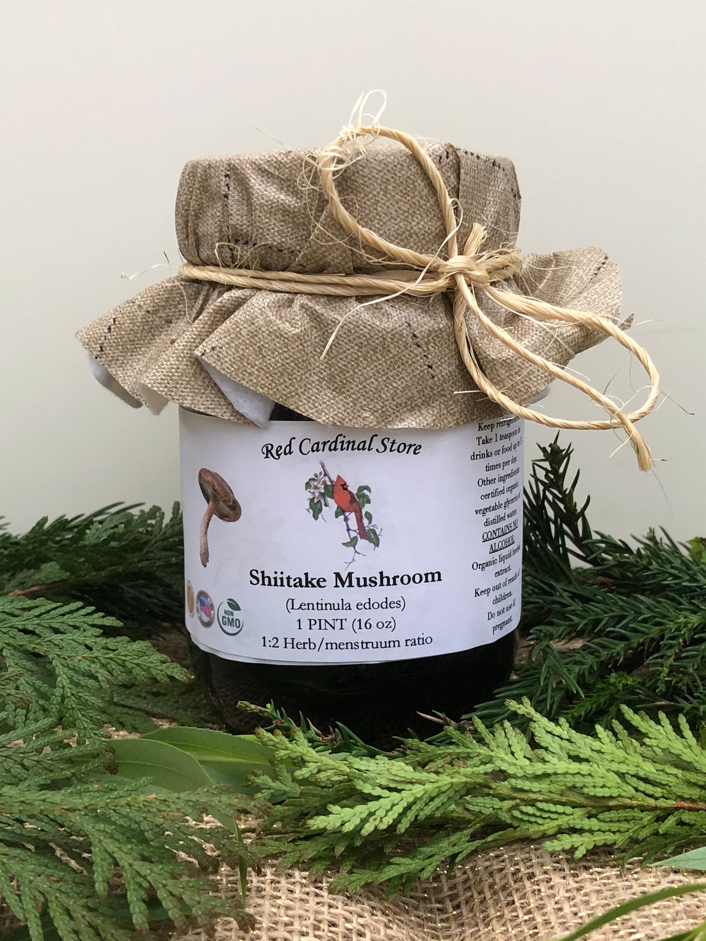 Shiitake Mushroom Tincture Herb Extract Etsy