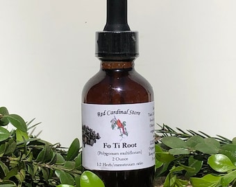 Fo Ti Root (Shou Wu, Knotweed, Fo Ti Tieng) Tincture Herb Extract Double Extraction