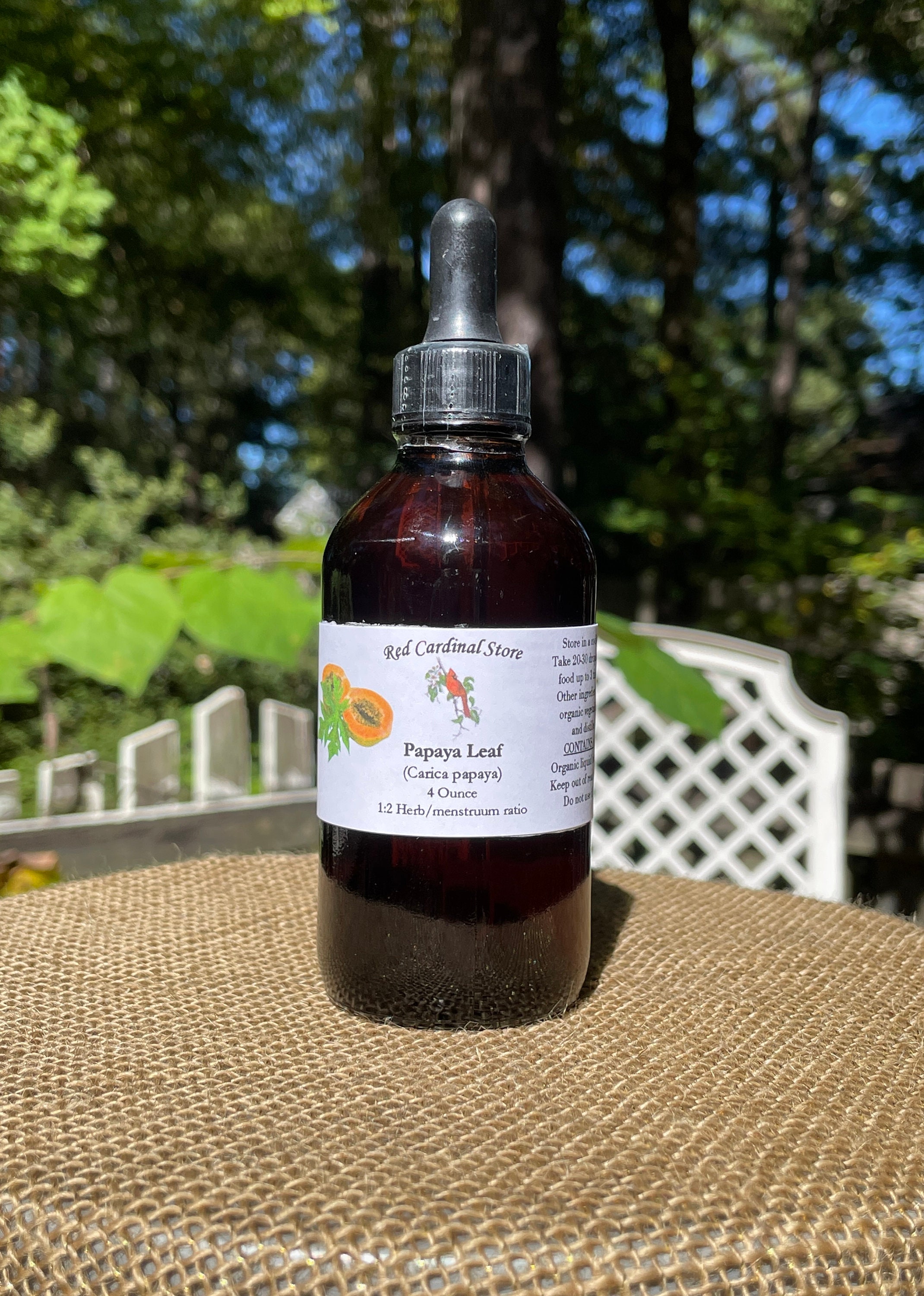 Papaya Leaf Tincture Herb Extract Double Extraction Etsy