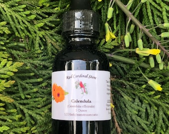 Calendula Tincture Herb Extract Double Extraction