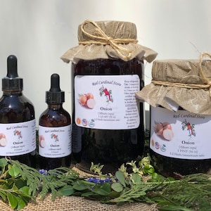 Onion Tincture Herb Extract Double Extraction