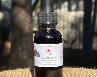 Chaga Mushroom Tincture Herb Extract Double Extraction