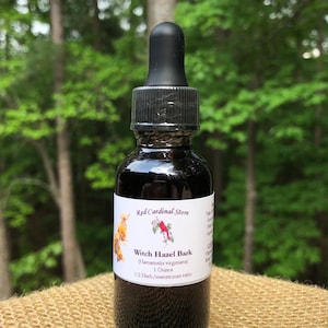 Witch Hazel Bark Tincture Herb Extract Double Extraction