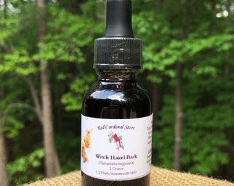 Witch Hazel Bark Tincture Herb Extract Double Extraction