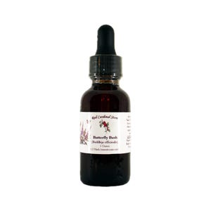Butterfly Bush (Buddleja Officinalis) Tincture Herb Extract Double Extraction