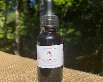 Tremella Mushroom (Snow Mushroom, Jelly Fungus, Tremella Fuciformis) Tincture Herb Extract Double Extraction