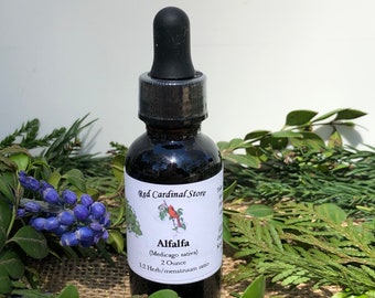 Alfalfa (Medicago sativa, Lucerne) Tincture Herb Extract Double Extraction