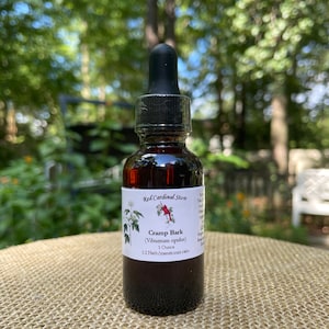 Cramp Bark (Viburnum Opulus) Tincture Herb Extract Double Extraction