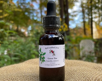 Green Tea Leaf (Camellia Sinensis) Tincture Herb Extract Double Extraction