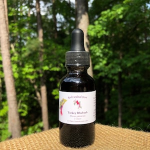 Turkey Rhubarb Tincture Herb Extract Double Extraction