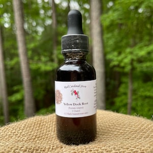 Yellow Dock Root (Curly Dock, Rumex Crispus, Sour Dock) Tincture Herb Extract Double Extraction