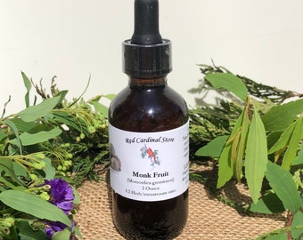 Monk Fruit (Luo Han Guo, Momordica Grosvenori) Tincture Herb Extract Double Extraction