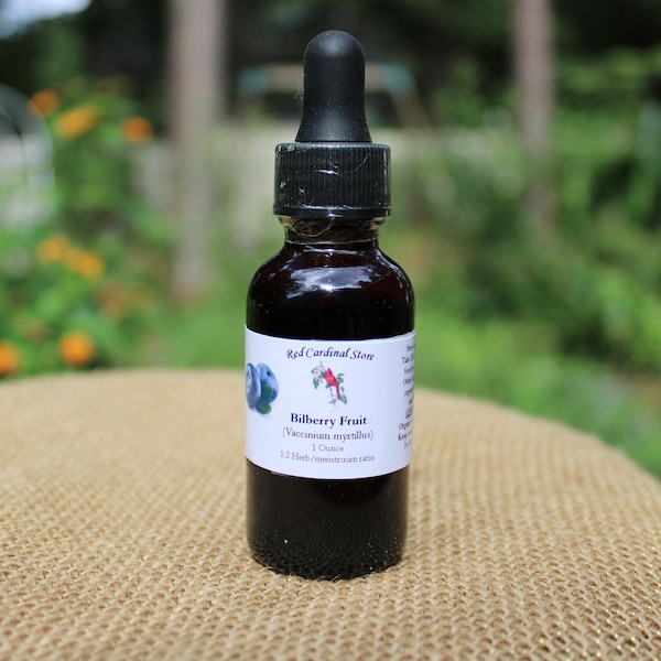 Bilberry Fruit (Vaccinium Myrtillus) Tincture Herb Extract Double Extraction