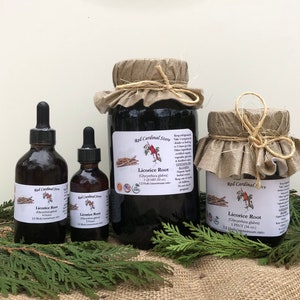 Licorice Root (Zhi Gan Cao) Tincture Herb Extract Double Extraction