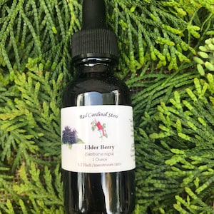 Elderberry Tincture Herb Extract Double Extraction