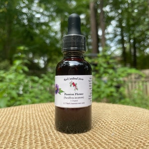 Purple Passion Flower (Passiflora Incarnata) Tincture Herb Extract Double Extraction