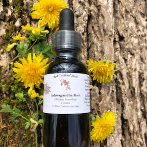 Ashwagandha Root Tincture Herb Extract Double Extraction 1 oz